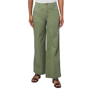GAP Women's High Rise Girlfriend Wide Leg Desert Cactus Sz 4